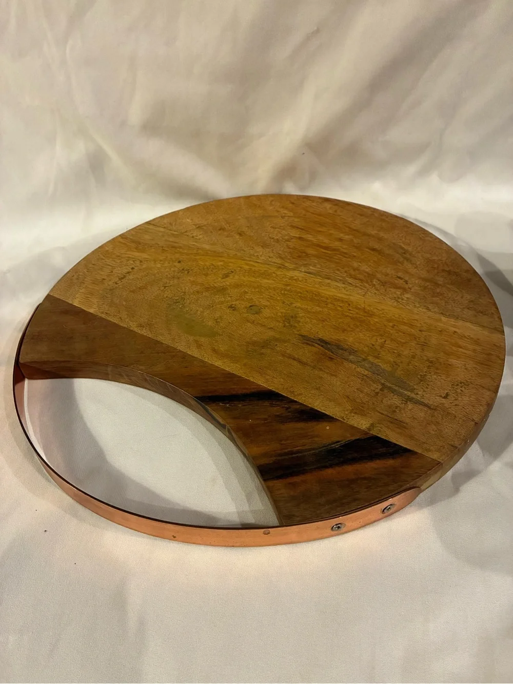 Wood & Copper Charcuterie Board Serving Board Cheese Platter/ Board Classy Look